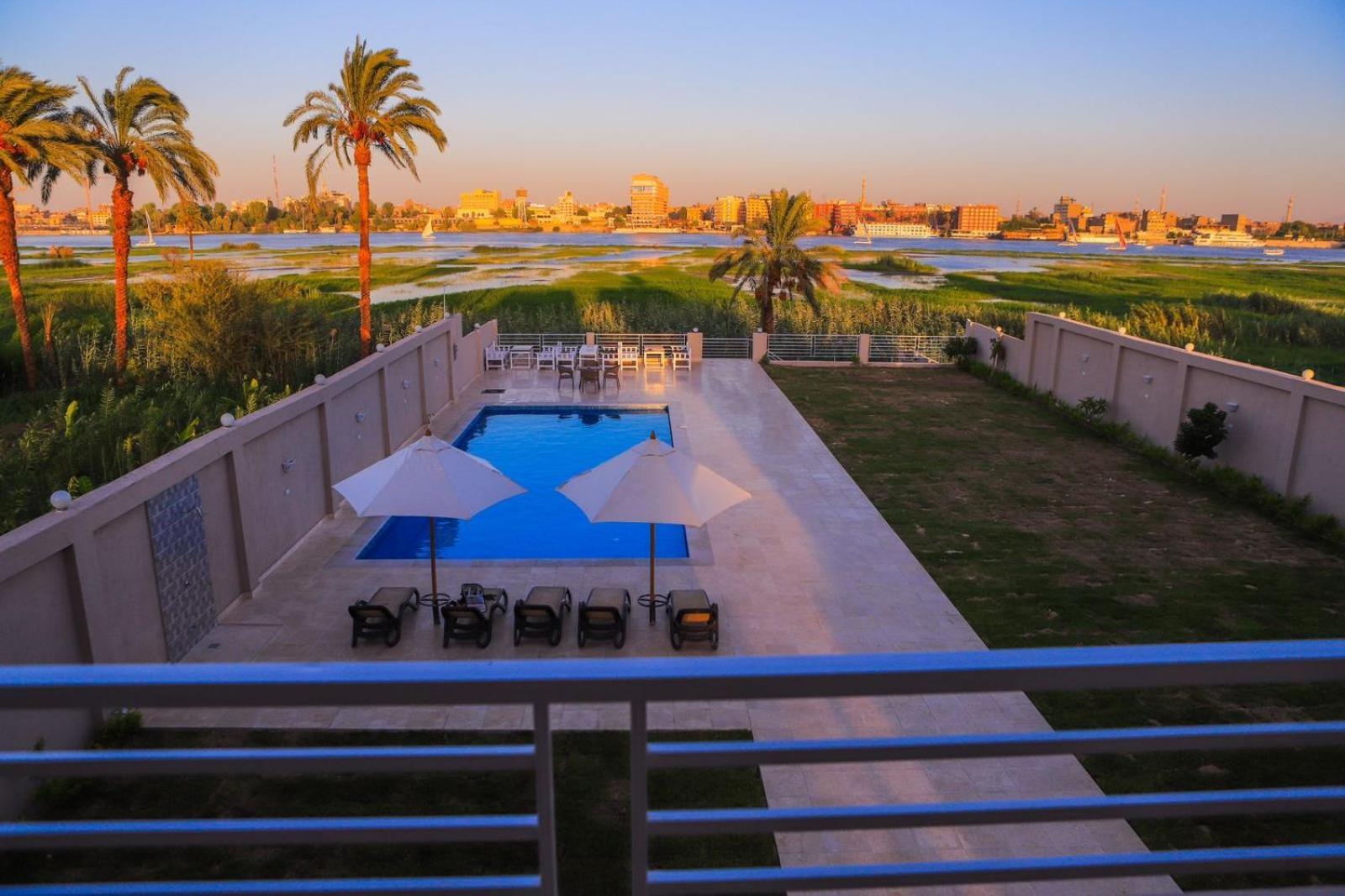 Royal Nile Villa - Pool View Apartment 1 Λούξορ Εξωτερικό φωτογραφία